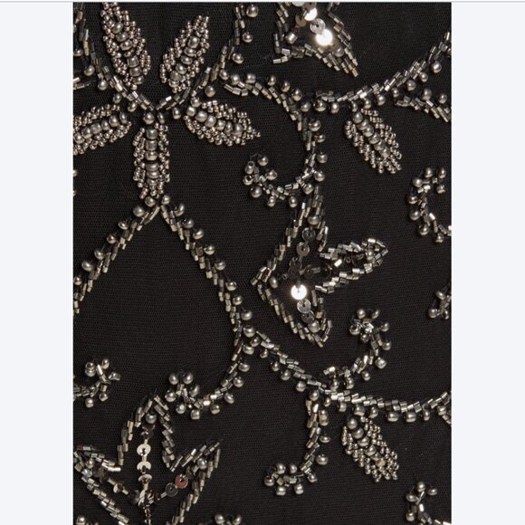 NWT Pisarro Nights Beaded Column Gown, 2 - Picture 11 of 14